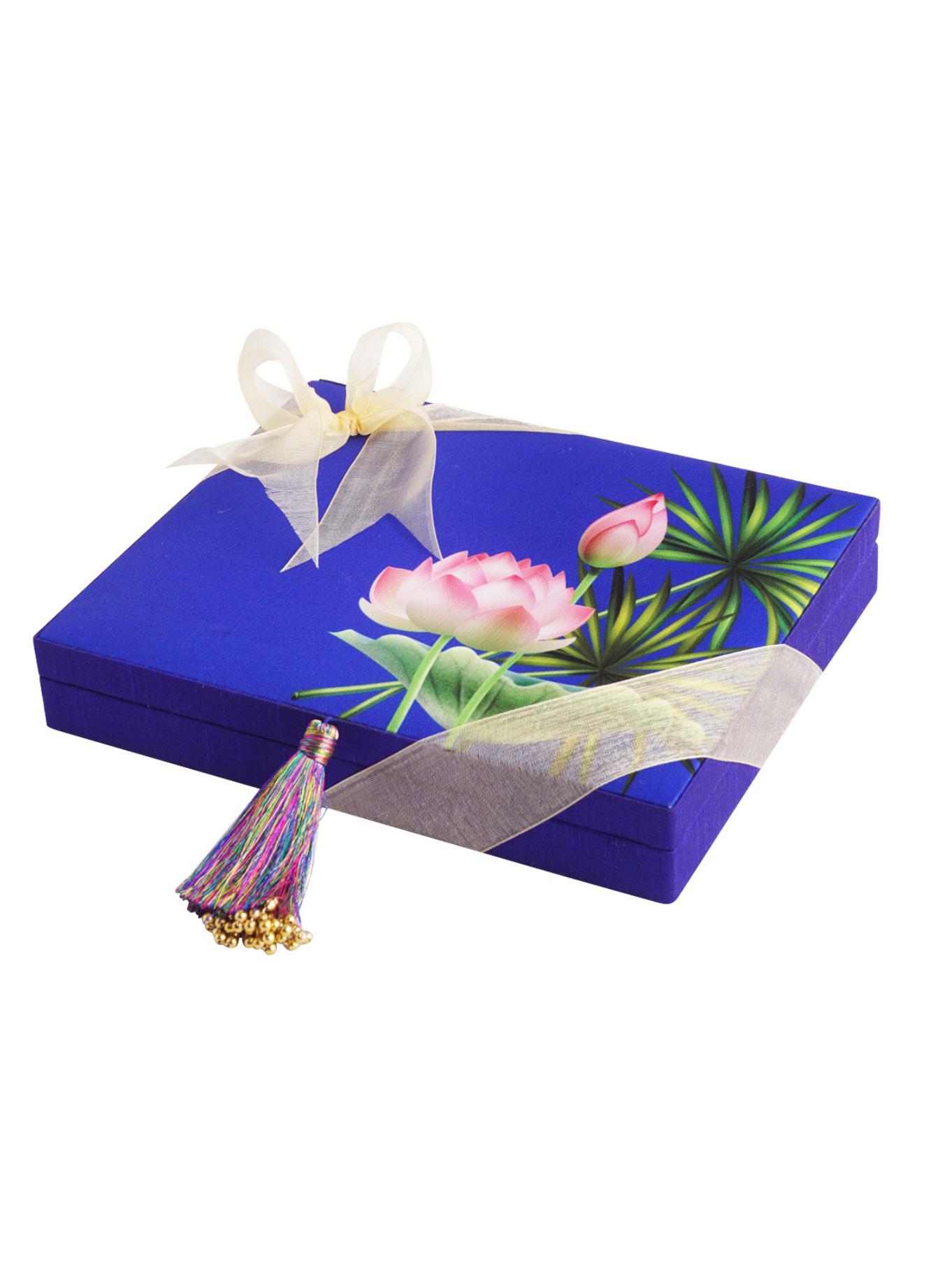 Khidri Dates with Lotus Silk Box (18 Pcs)