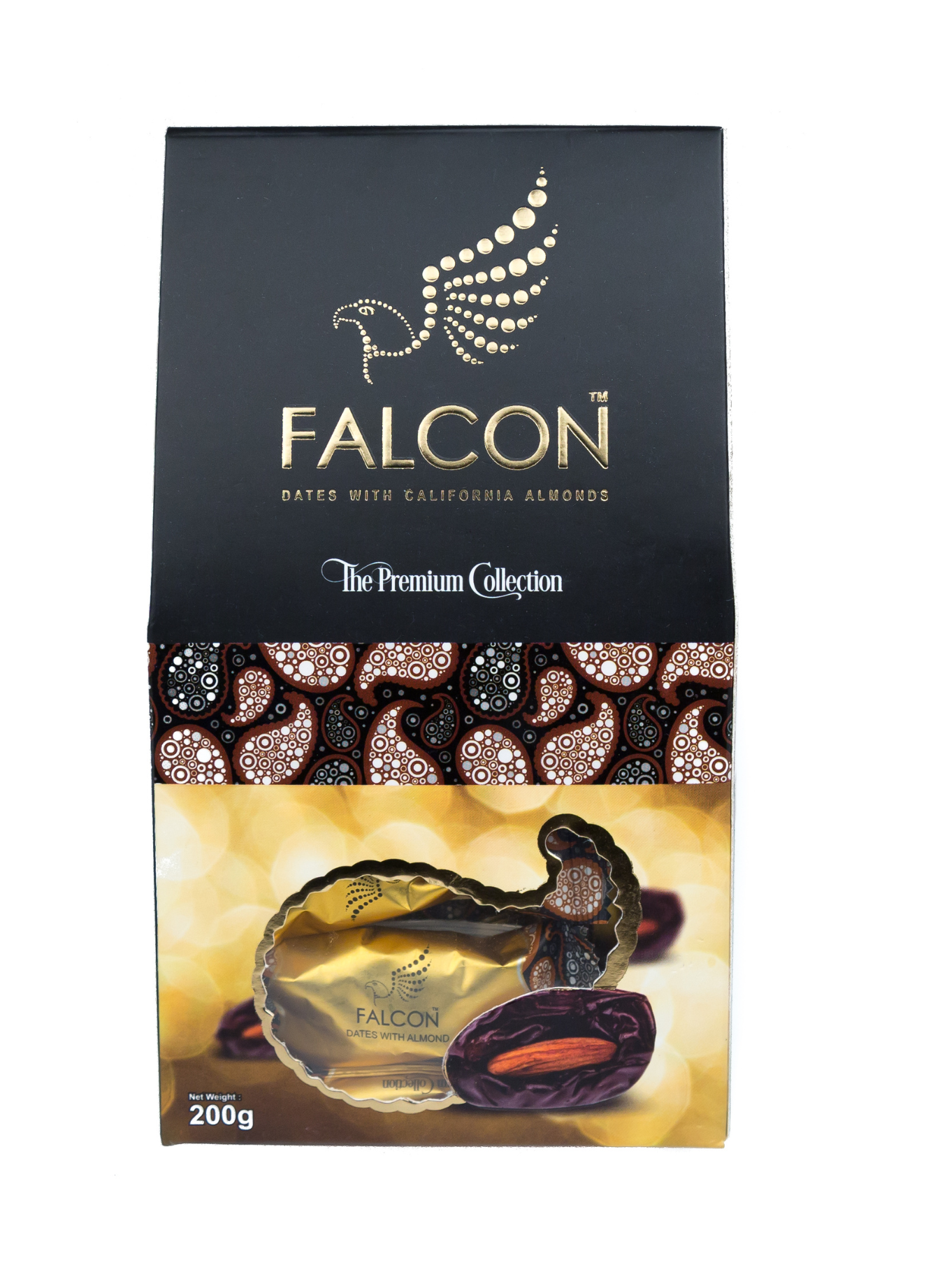 Falcon Dates with Almonds Multi-Piece - 200g