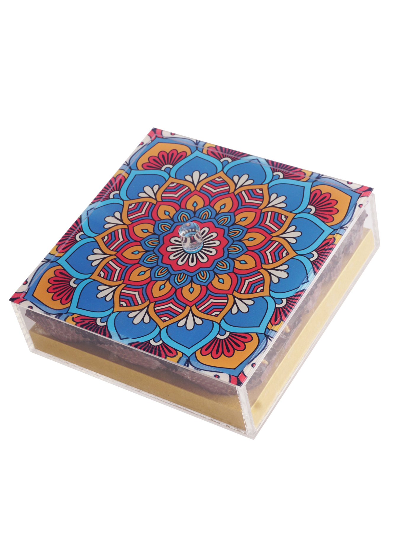 Safawi Dates with Mandala Acrylic Box