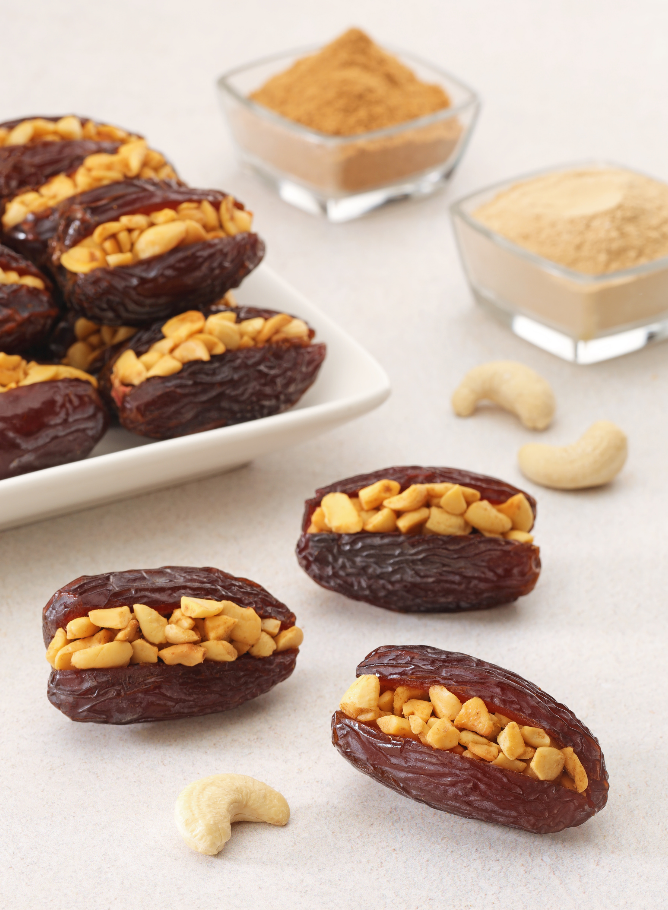 Medjoul Dates with Cashew Masala
