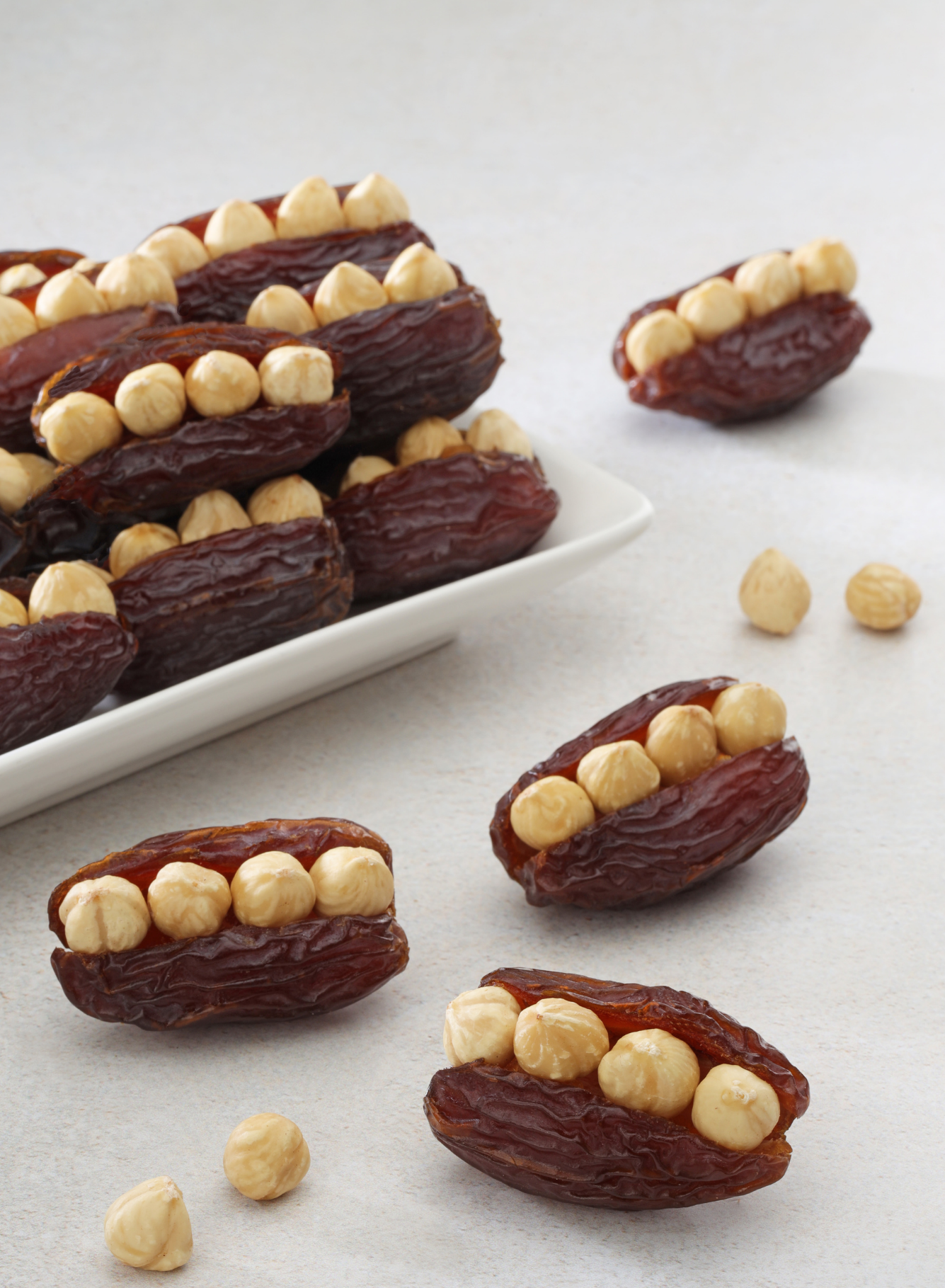 Medjoul Dates with Hazel Nuts
