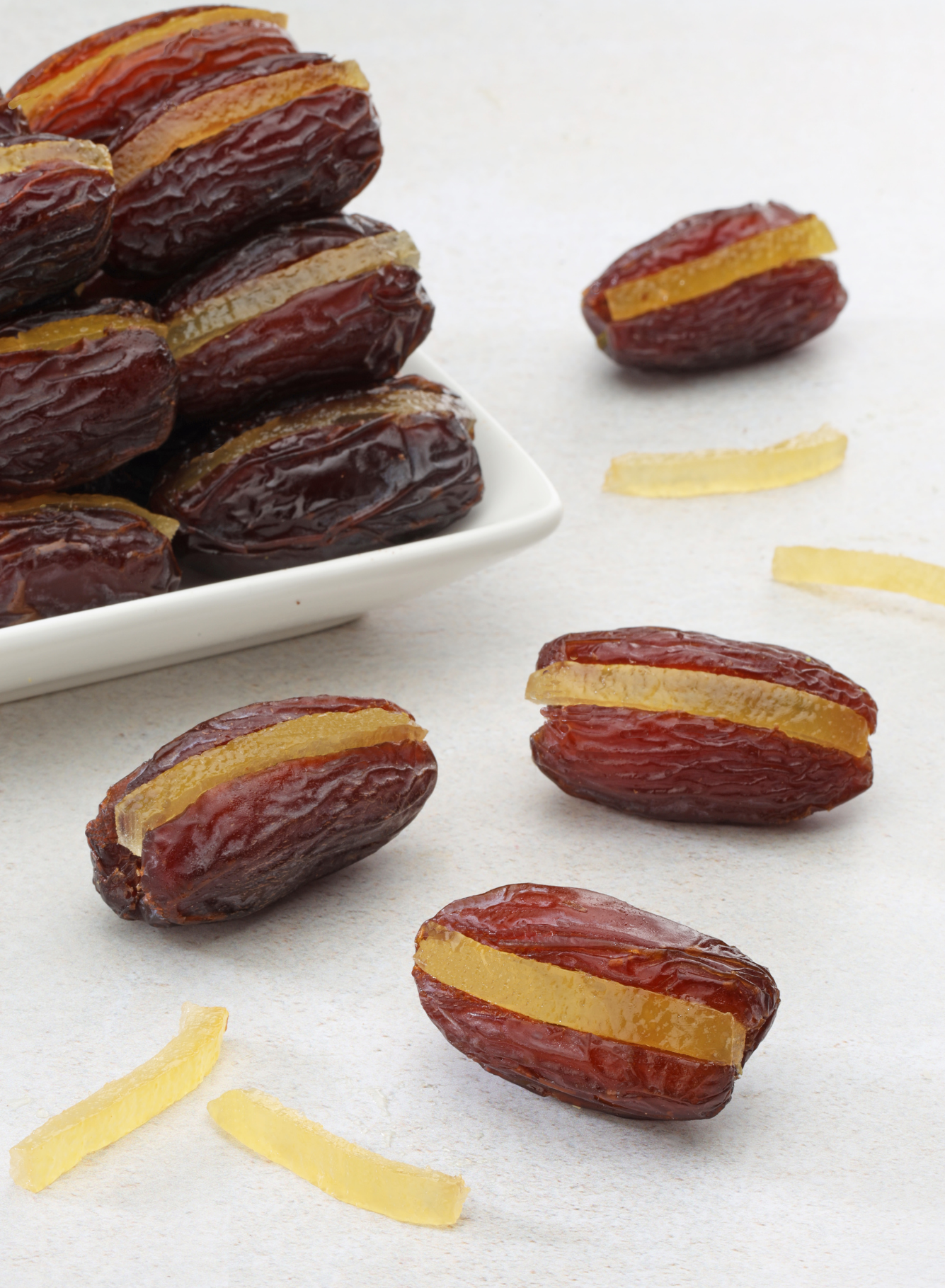 Medjoul Dates with Lemon Peel